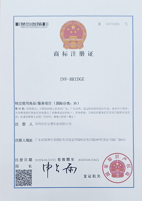 Trademark Registration Certificate